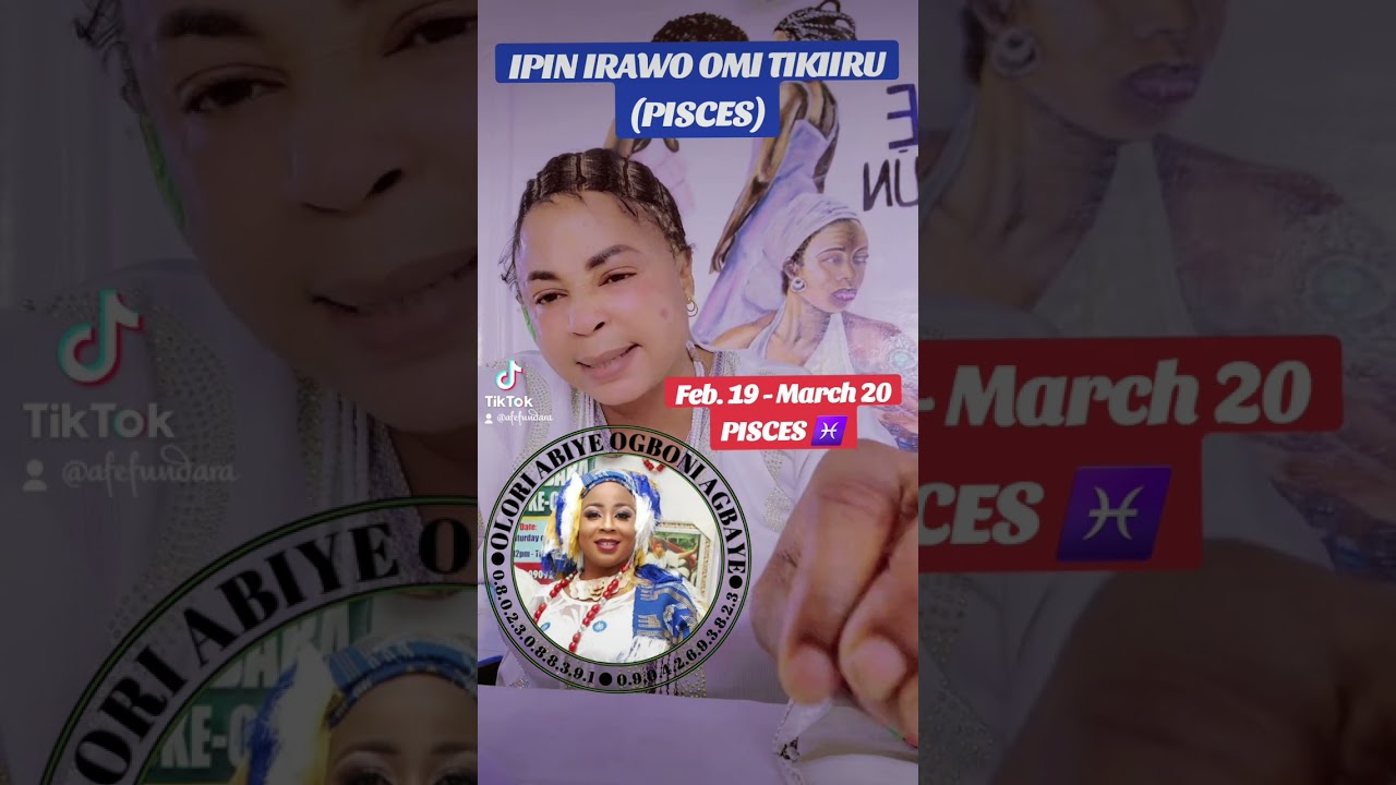IPIN IRAWO OMI TIKIIRU (PISCES)For more details Whatsapp only 0.8.0.2.3.0.8.8.3.9.1