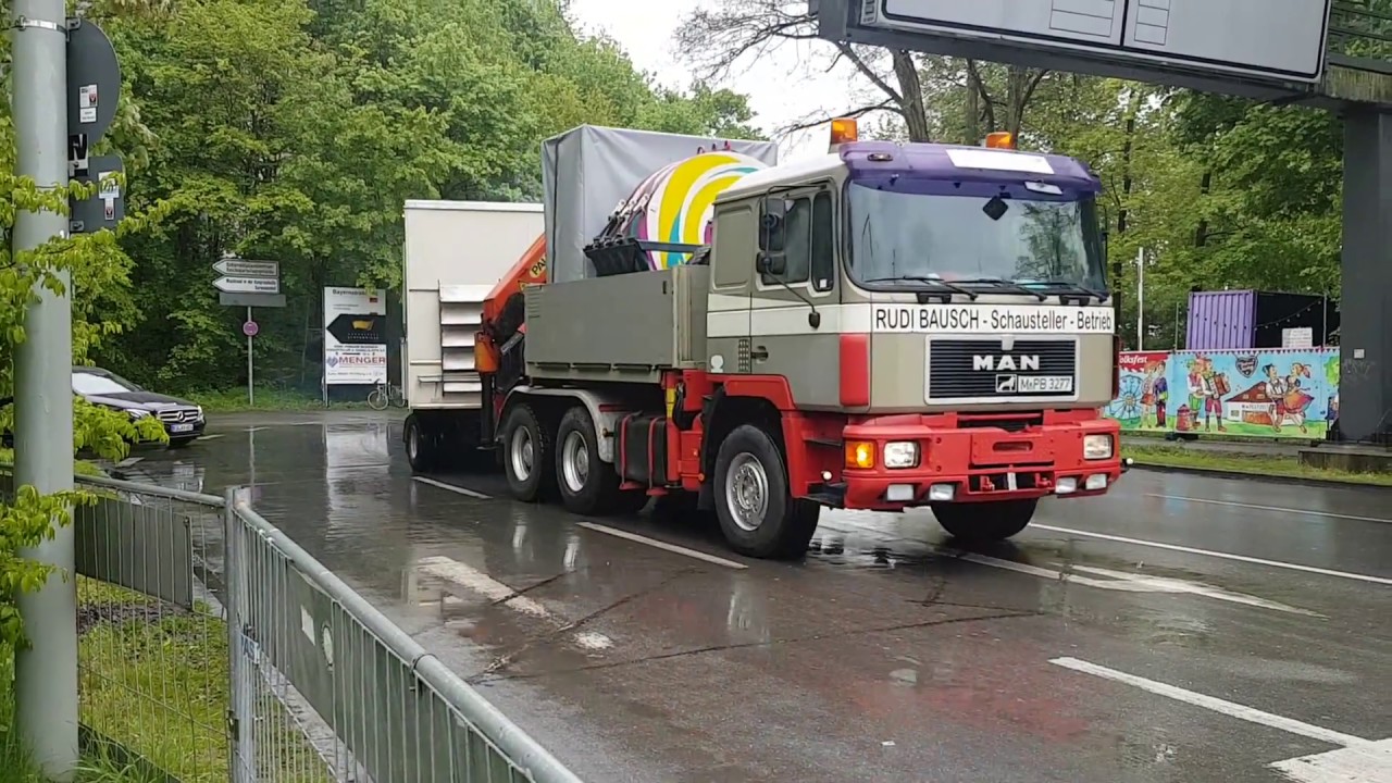 Top Spin no1 bausch abfahrt von dem Nürnberger Frühlingsfest 2017