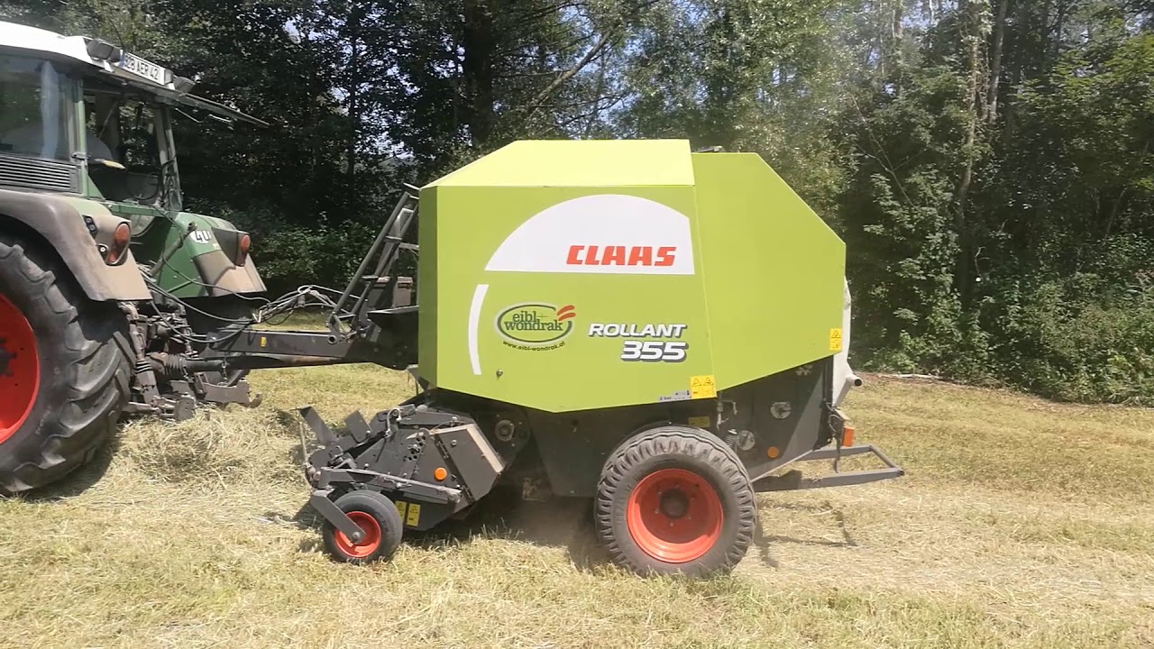 FENDT 411 + BALER CLAAS 355 ROTO CUT