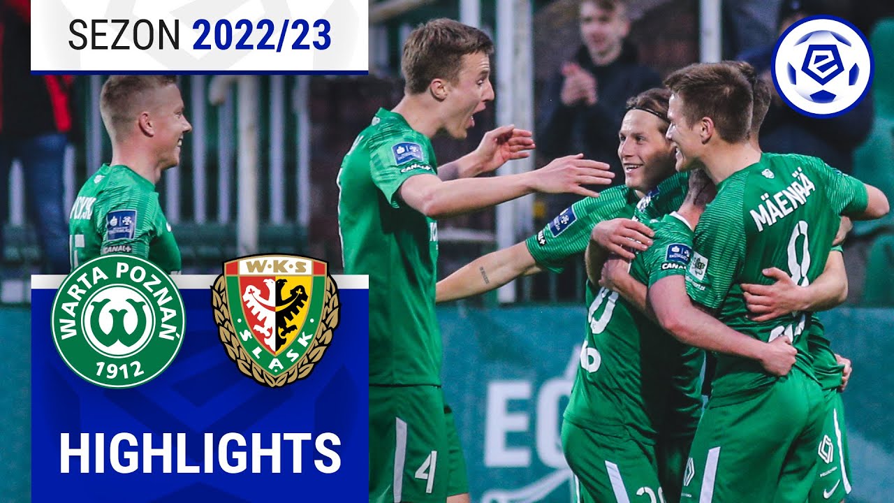 Warta Poznań - Śląsk Wrocław 3:1 | SKRÓT | Ekstraklasa 2022/23 | 28. Kolejka