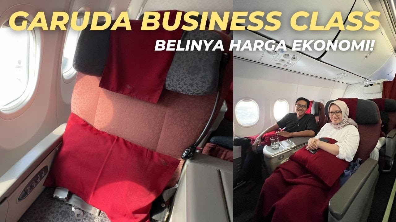 BUSINESS CLASS GARUDA INDONESIA HARGA EKONOMI! BOEING 737-800 JAKARTA KE DENPASAR!
