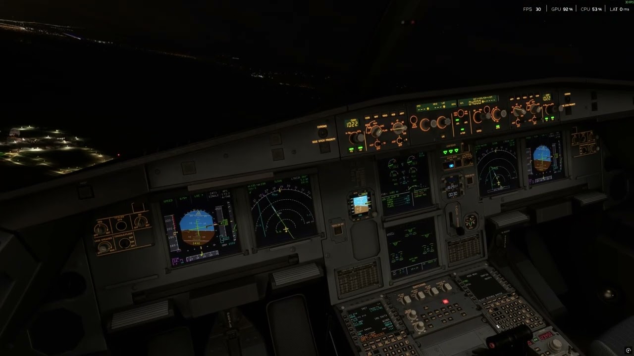LTFM (İSTANBUL) - LTBI ( ESKİŞEHİR) kokpit