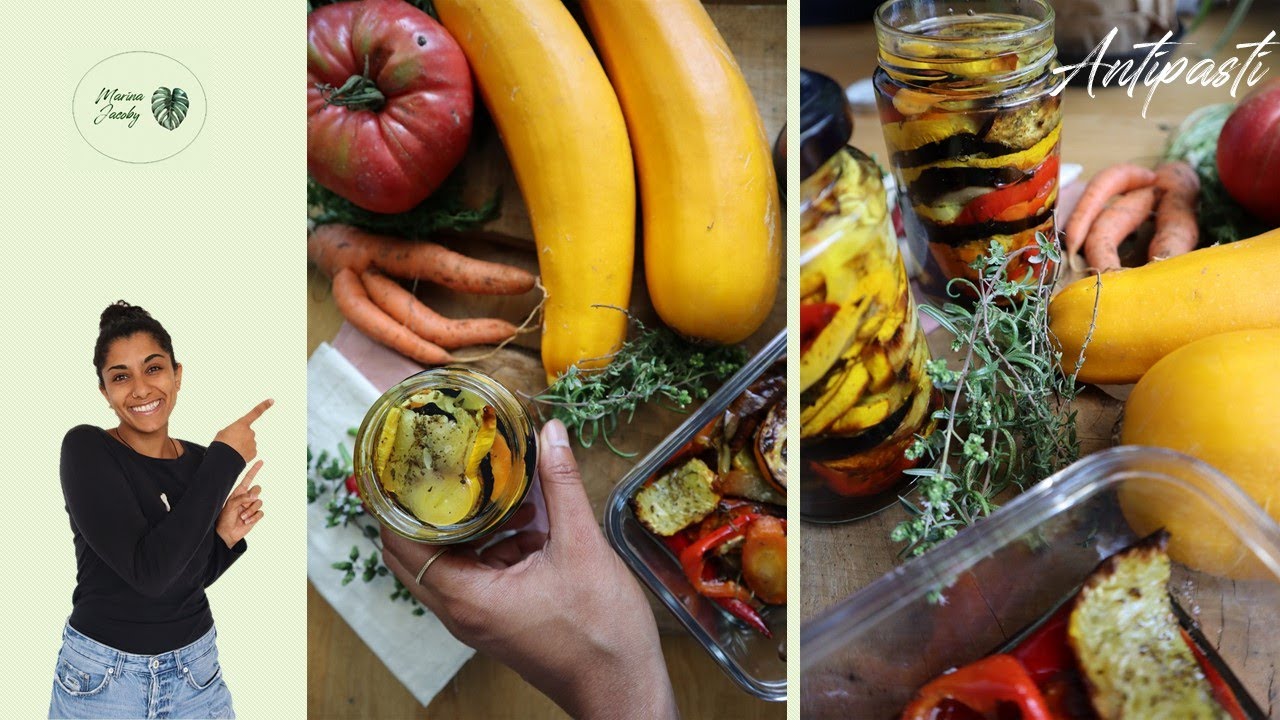 Antipasti Rezept | Gemüse haltbar machen | schnell, einfach & eine tolle Geschenkidee!