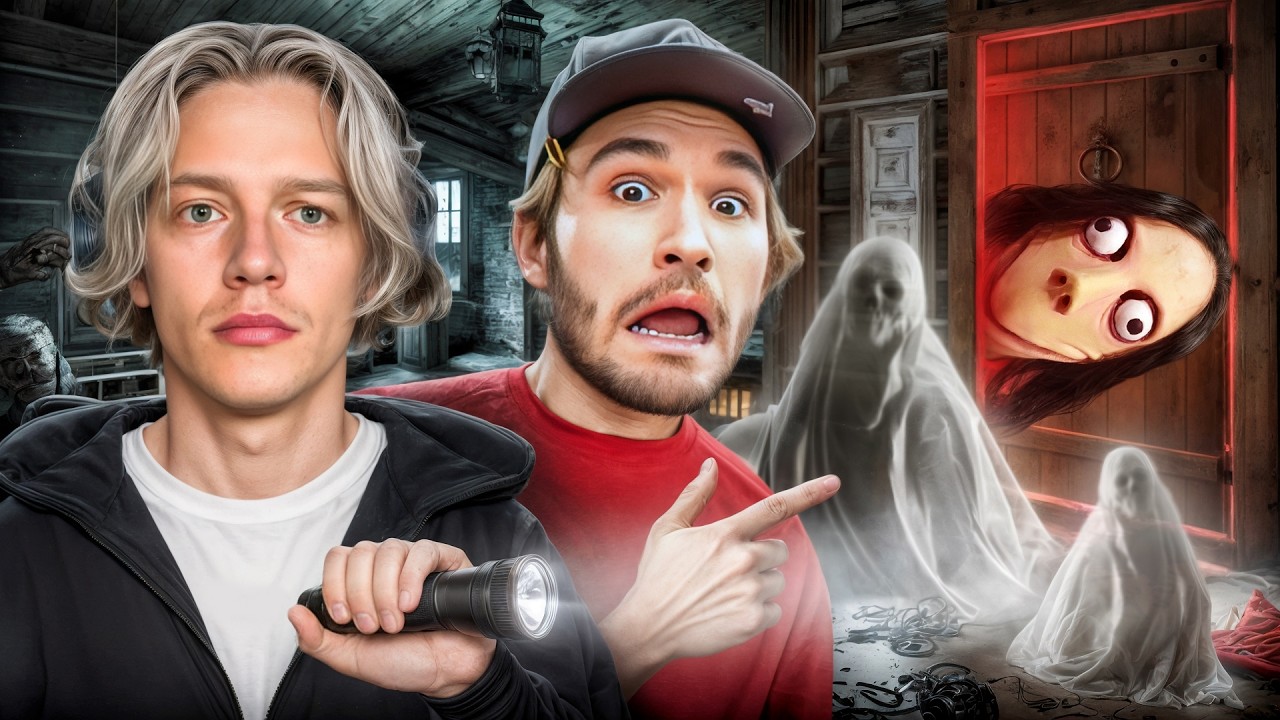 СТРАШНАЯ НОЧЬ В ОГРОМНОМ ДОМЕ С ПРИЗРАКАМИ💀