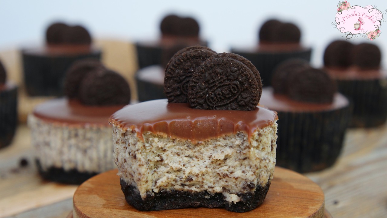 Mini Cheesecake de Oreo I EL MEJOR POSTRE PARA SORPRENDER SAN VALENTÍN  - Priscila's Cookies