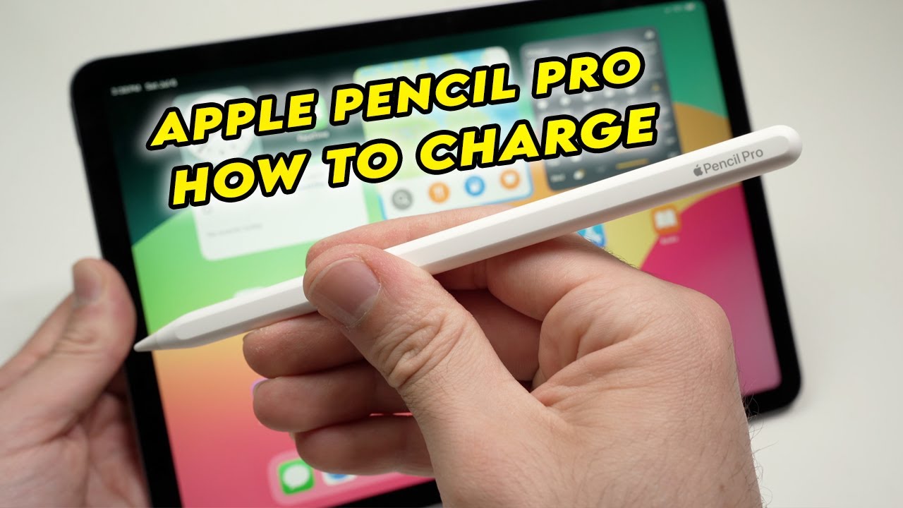 How to Charge Your Apple Pencil Pro