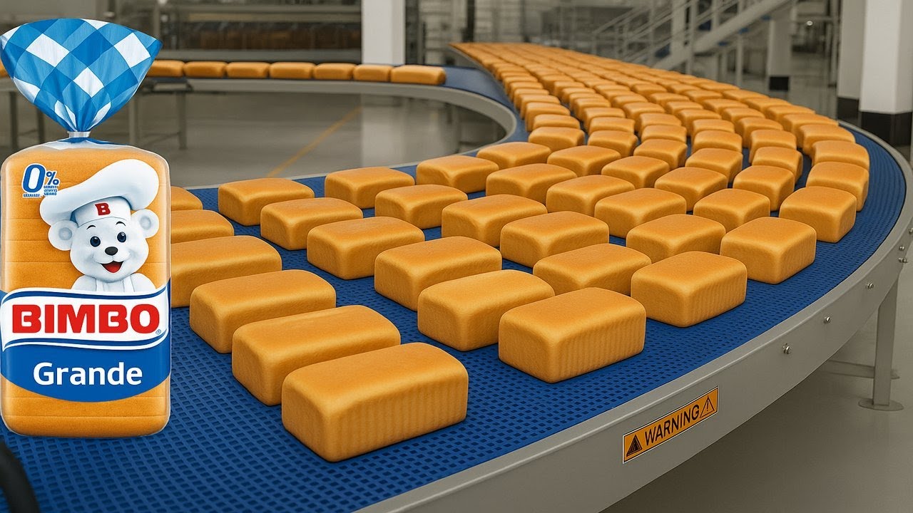 Cómo se Hace el PAN de MOLDE Industrial? 🍞| Así Fabrica BIMBO su Pan Paso a Paso