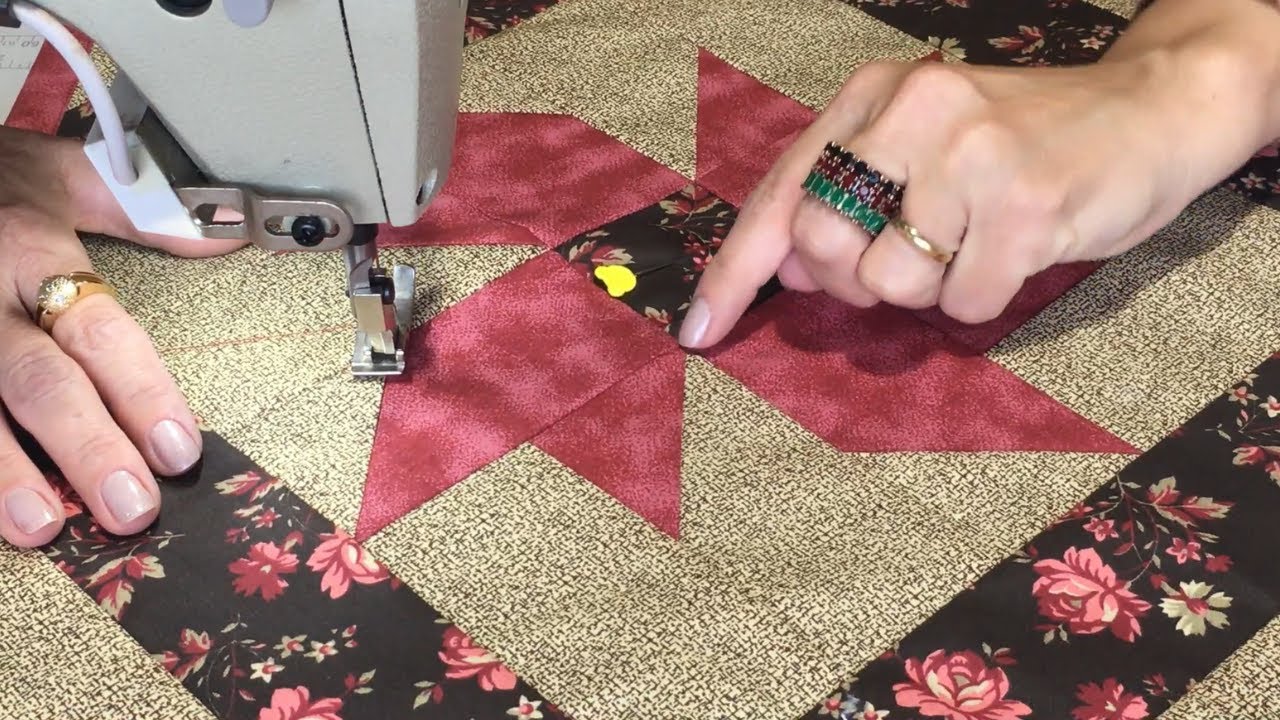 Simples Fácil e Lindo TAPETE de Retalhos UM Bloco de FLOR
