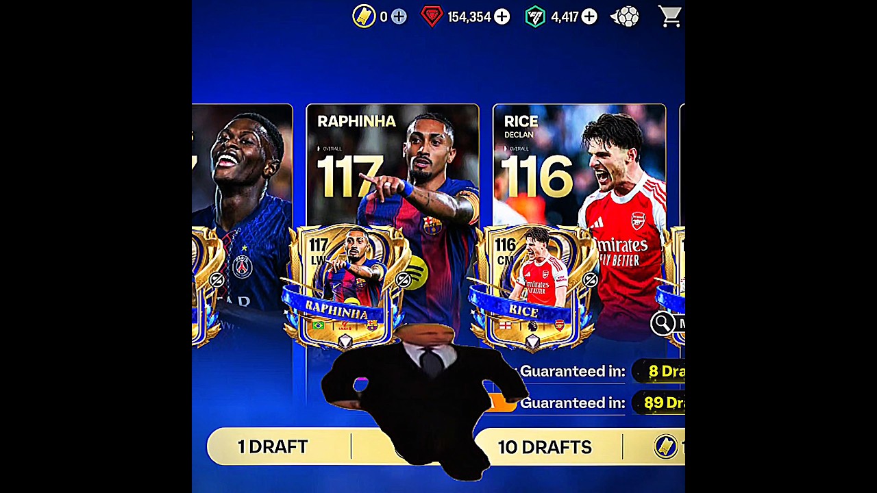 I spent 150K Gems in UTOTY Draft 🤯🥶 #eafc #fifa #fcmobile #fifamobile