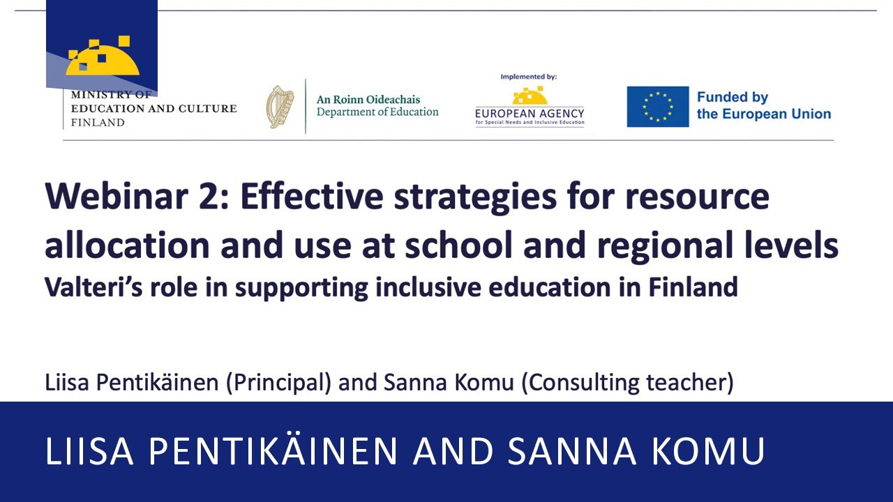 Valteri’s role in supporting inclusive education in Finland