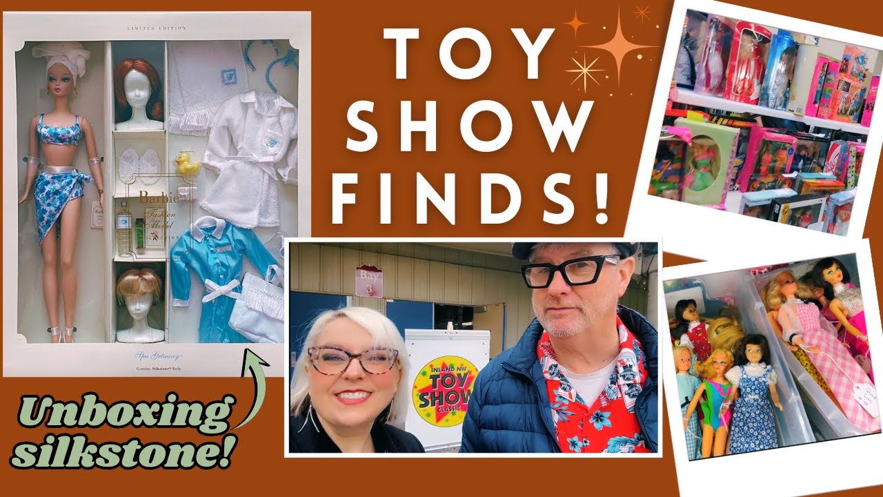 Doll Finds at the Spokane Toy Show! Unboxing Spa Getaway Silkstone Barbie, Gene Marshall, and More