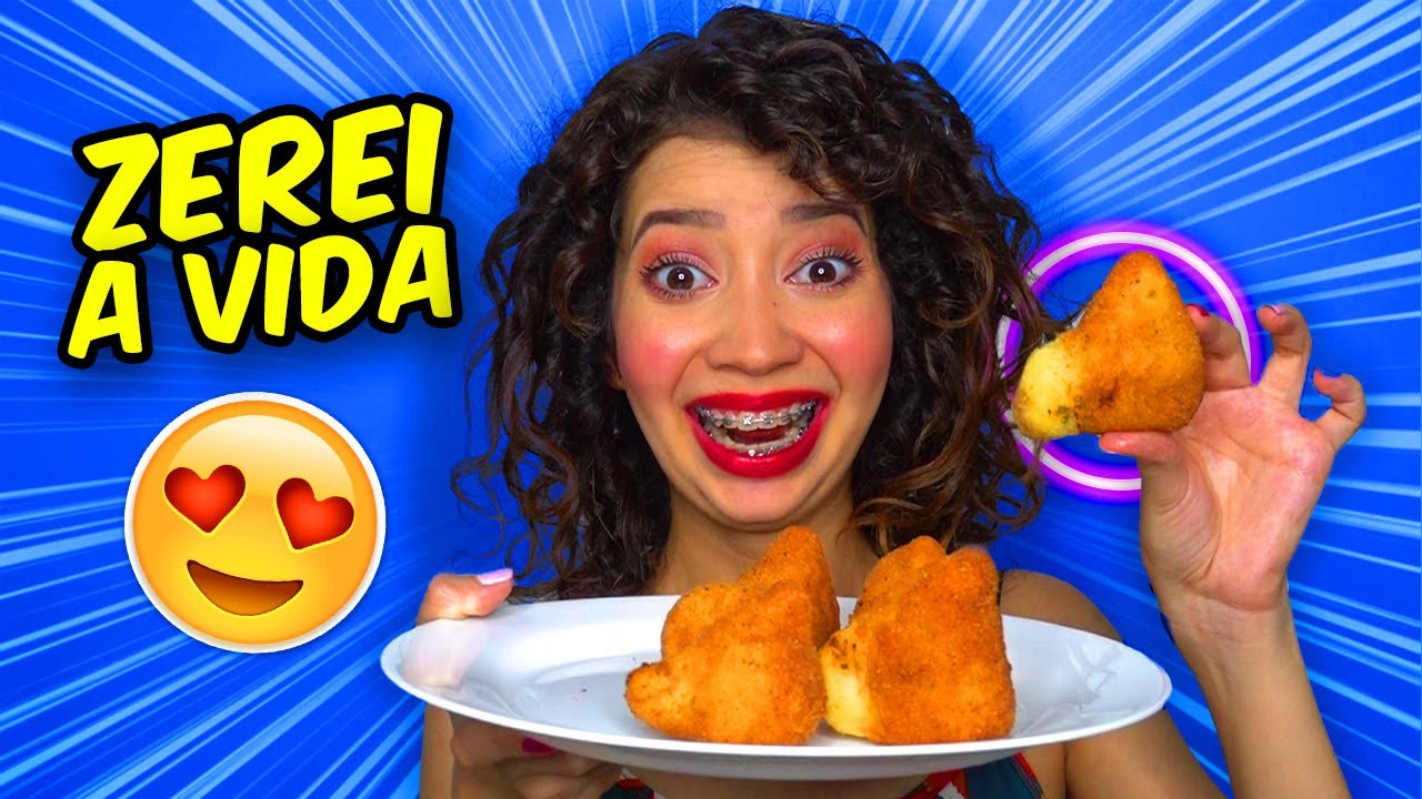 FAZENDO COXINHA PELA PRIMEIRA VEZ