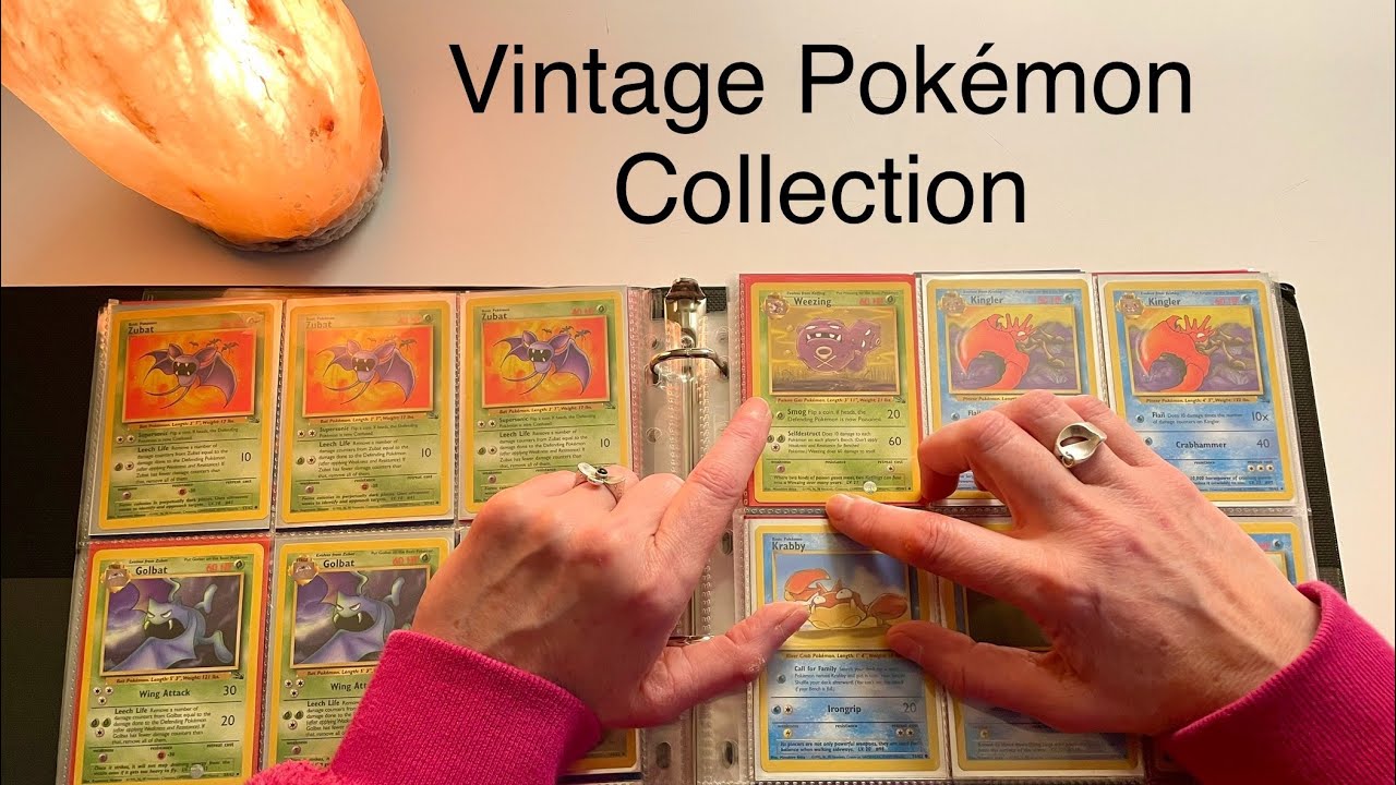 Looking at My Son’s Vintage Pokémon Card Collection ~ Soft Spoken Unintentional ASMR