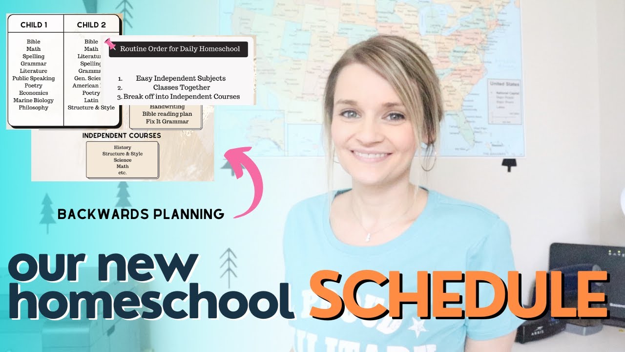 HOMESCHOOL ROUTINE 2023-2024 | Backwards easy homeschool schedule 😲 | Homeschool Schedules