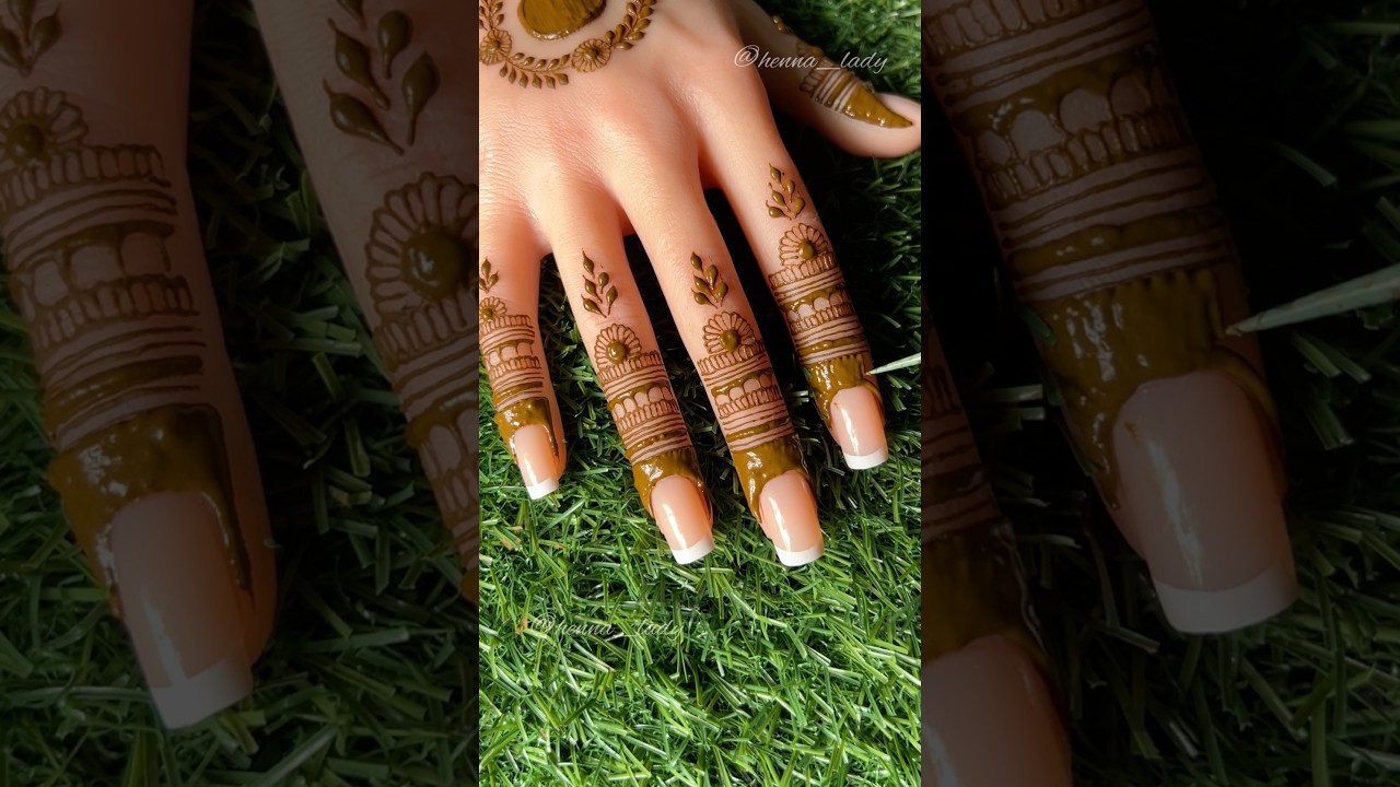 Beautiful easy Mehndi design || Eid Mehndi design #mandala #mehndi #art #shorts #ytshorts