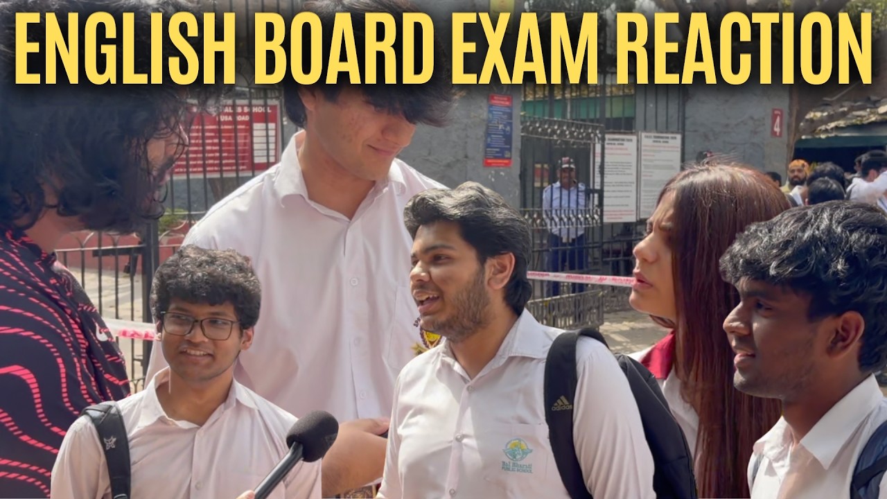 WHAT A PAPER! Class 12 English Board Exam Reaction