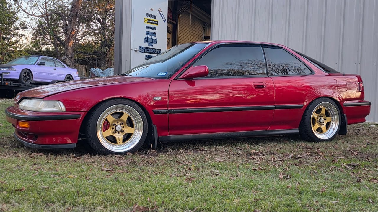 Post mount and cv axle repair on the red da integra