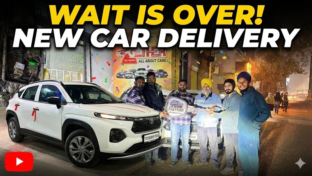Wait Is Over! New Car Delivery 🚗✨#viralvideo #blessed #newcar #toyota #automobile 
