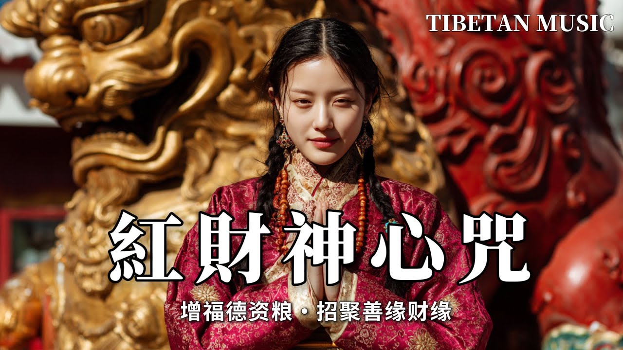 西藏梵音療癒｜紅財神心咒｜佛教冥想放鬆音樂｜催旺貴人運、財富倍增、生意興隆、招聚善缘财缘！ #疗愈歌曲 #music #tibetanmusic #音樂 #西藏颂钵 #西藏#天籟之聲#冥想音樂