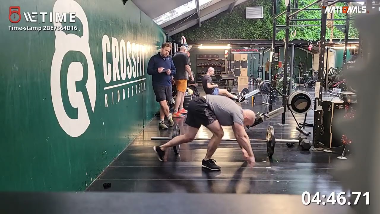Nationals 25/26 workout 3a en b, rene spruit, zilver, crossfit ridderkerk