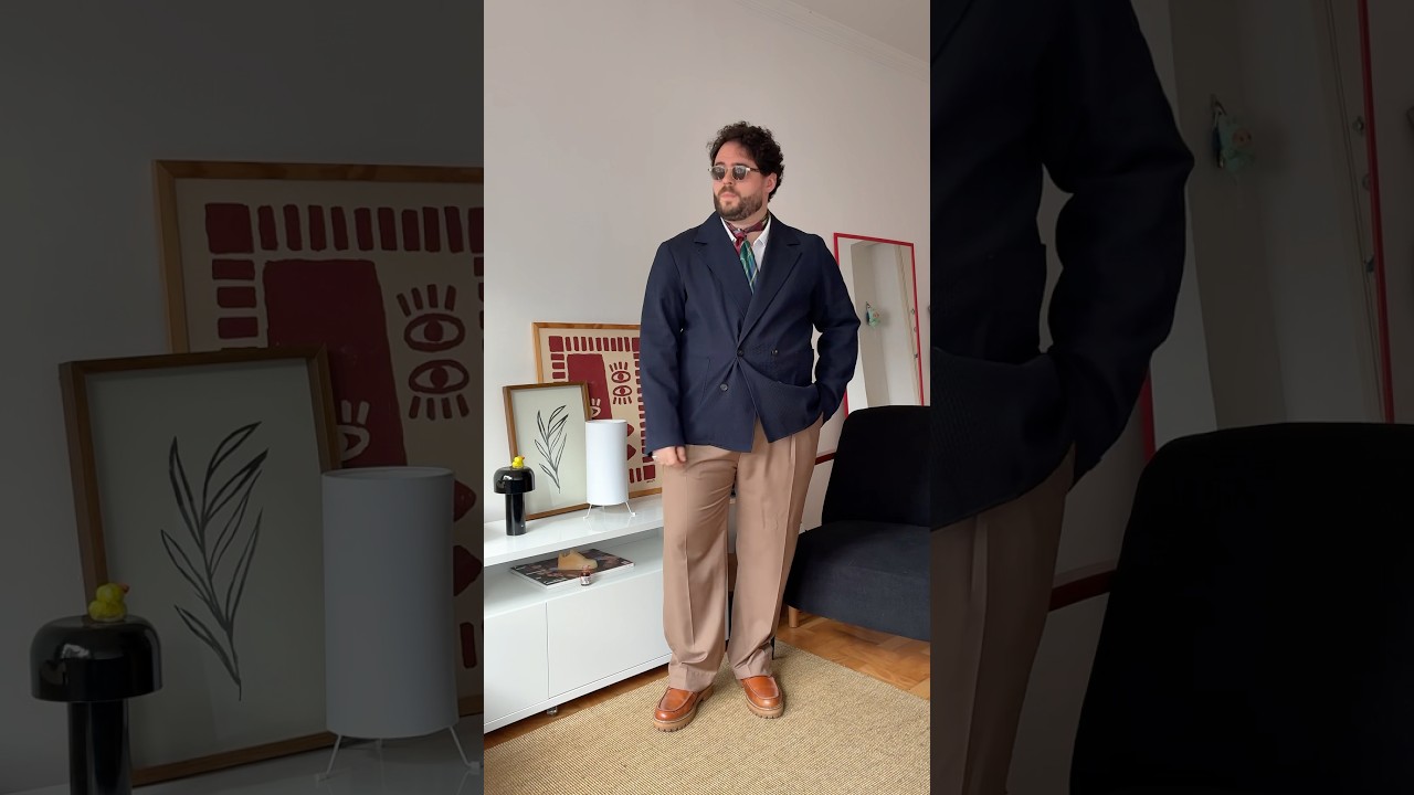 How to Style a Summer Wedding Outfit for Big Guys #plussizemenswear #summerclothes
