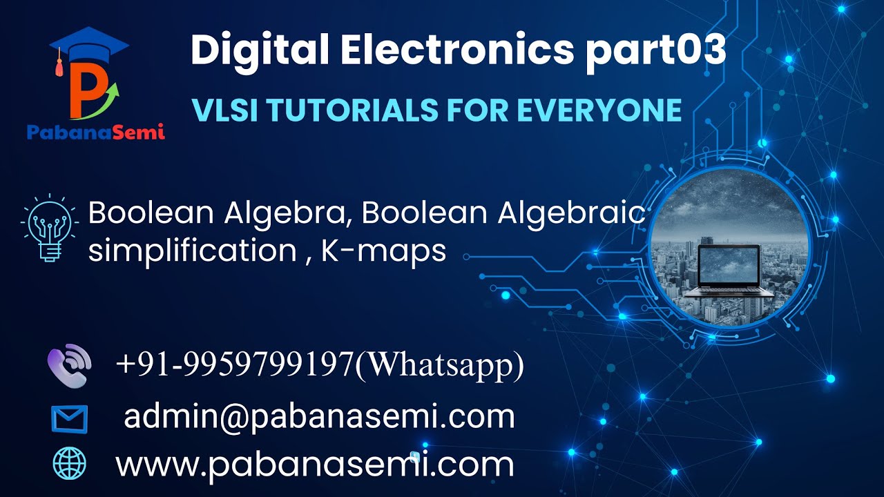 Digital Electronics Part 03 | Boolean Algebra, Canonical Forms & K-Map Optimization