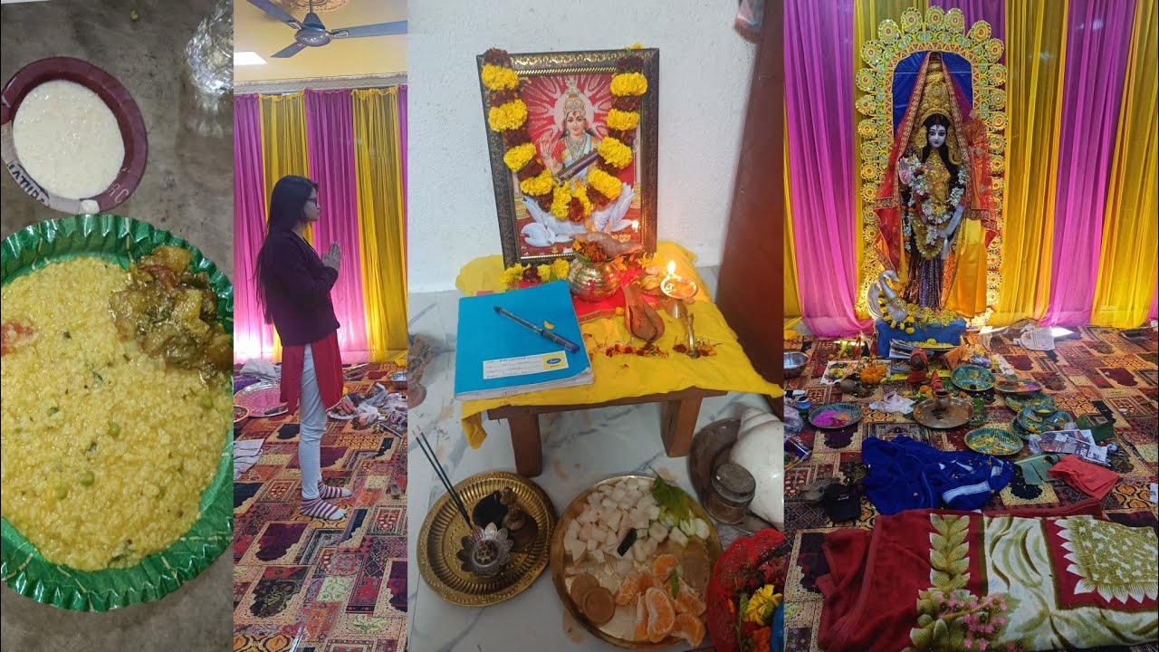 Saraswati Puja vlogs ❤️