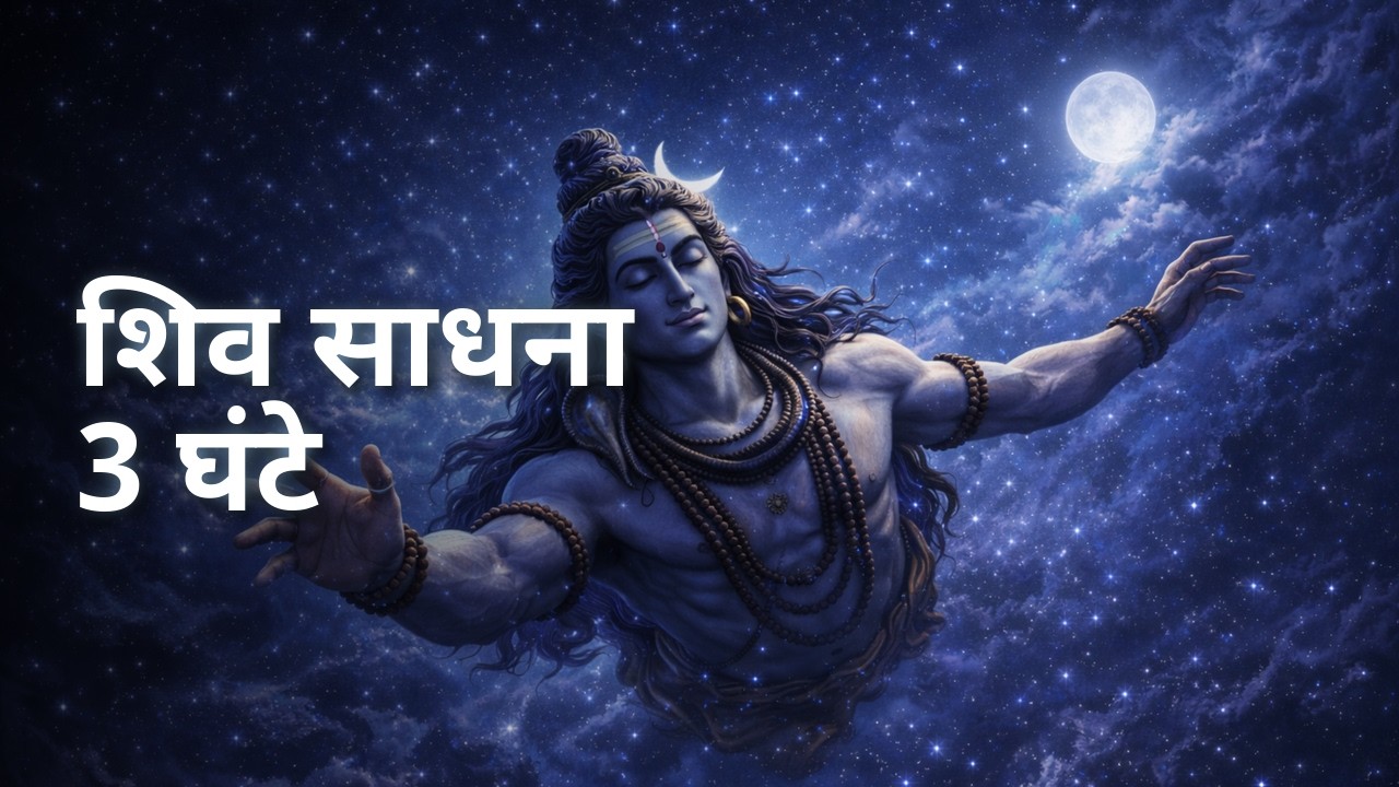 शिव साधना 3 घंटे | ॐ नमः शिवाय ध्यान | Deep Healing Meditation | Calm Sleep & Peace