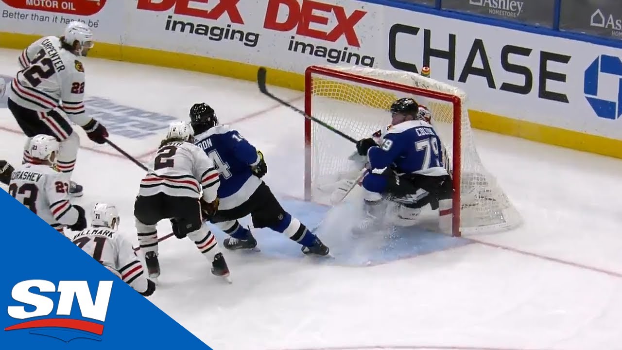 Lightning&rsquo;s Ross Colton Makes Nice Deke At High Speed To Score On Breakaway