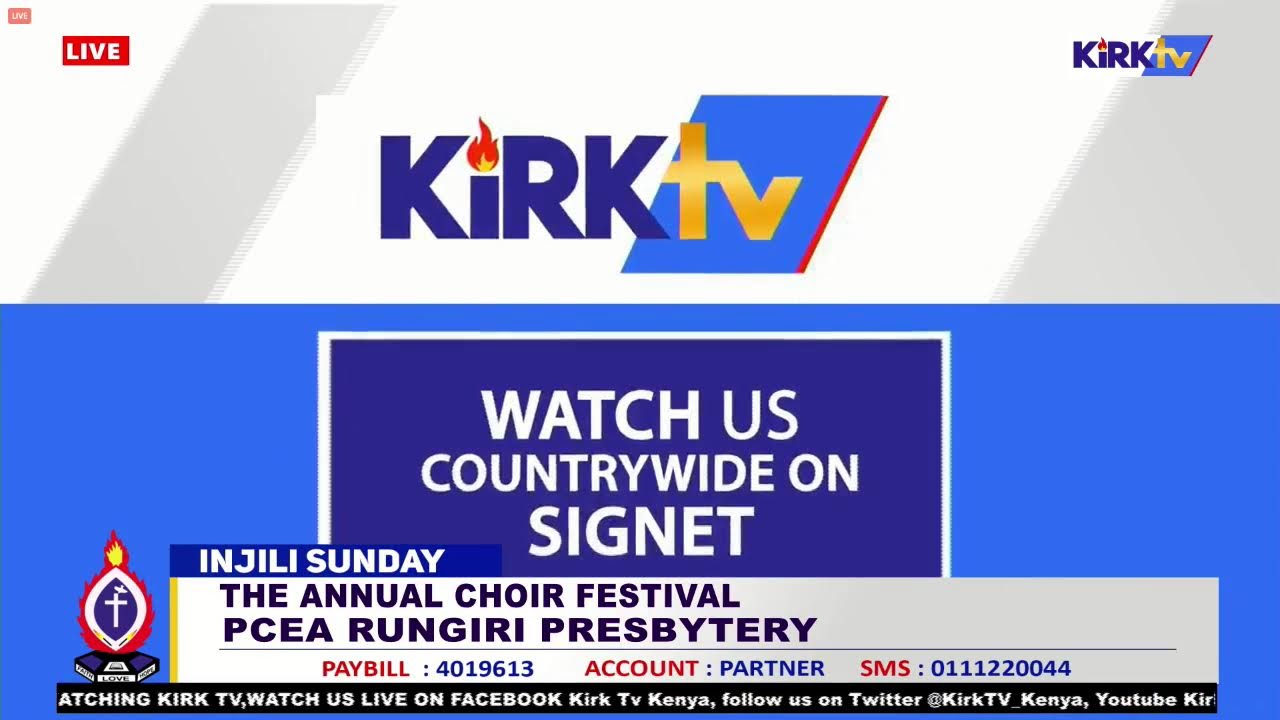 LIVE || The Annual choir festival - PCEA Rungiri Presbytery