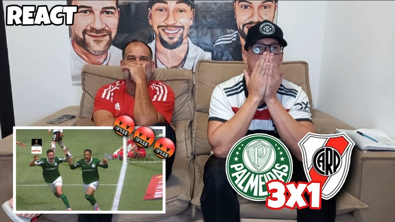 REACT PALMEIRAS 3X1 RIVER PLATE - PALMEIRAS NA SEMI! AGUARDEM O TRICOLOR
