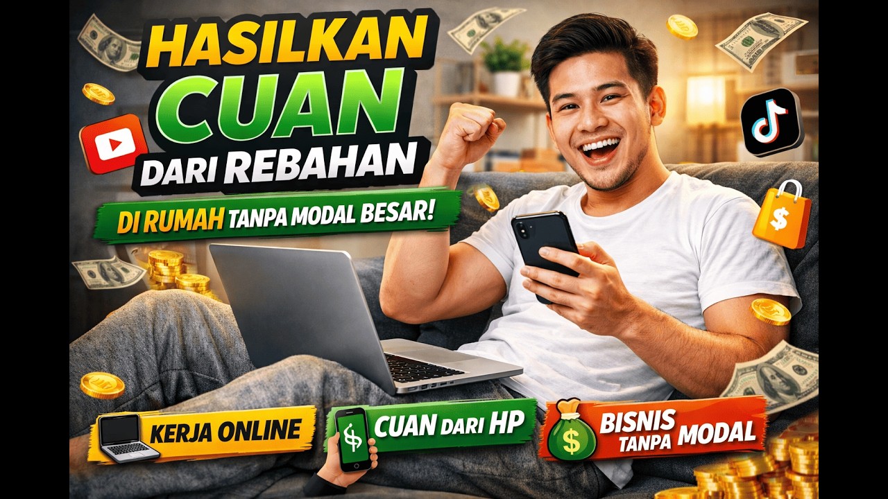 Cara Hasilkan Cuan dari Rebahan di Rumah (Tanpa Modal Besar)