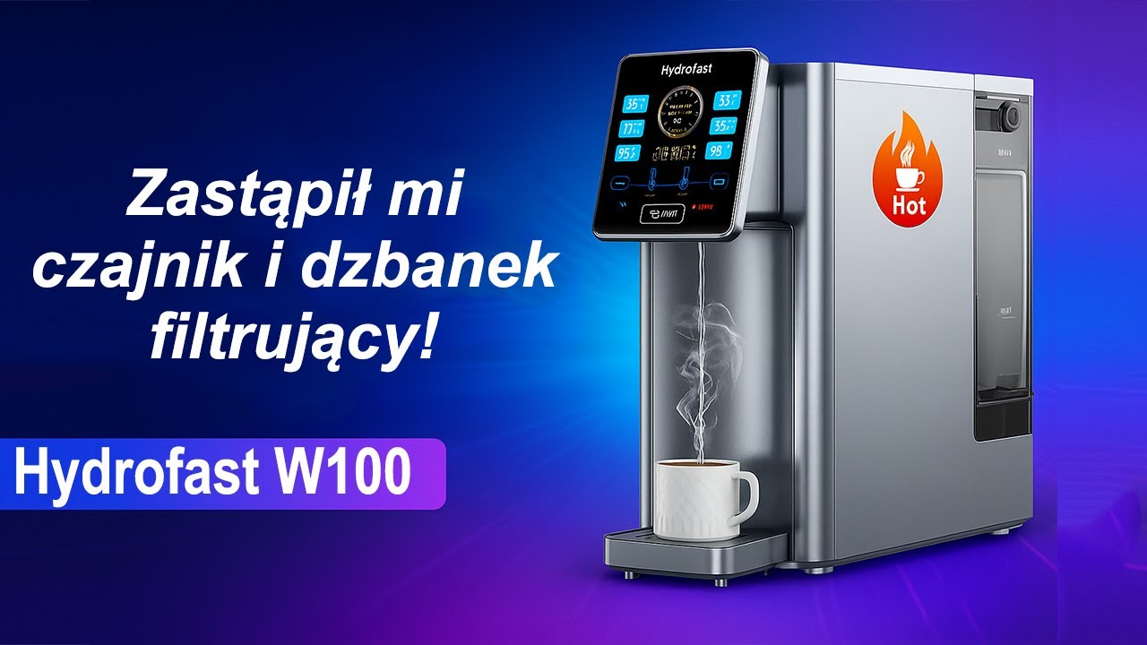 Koniec z wodą w butelkach! Hydrofast W100 to PETARDA 💧🔥