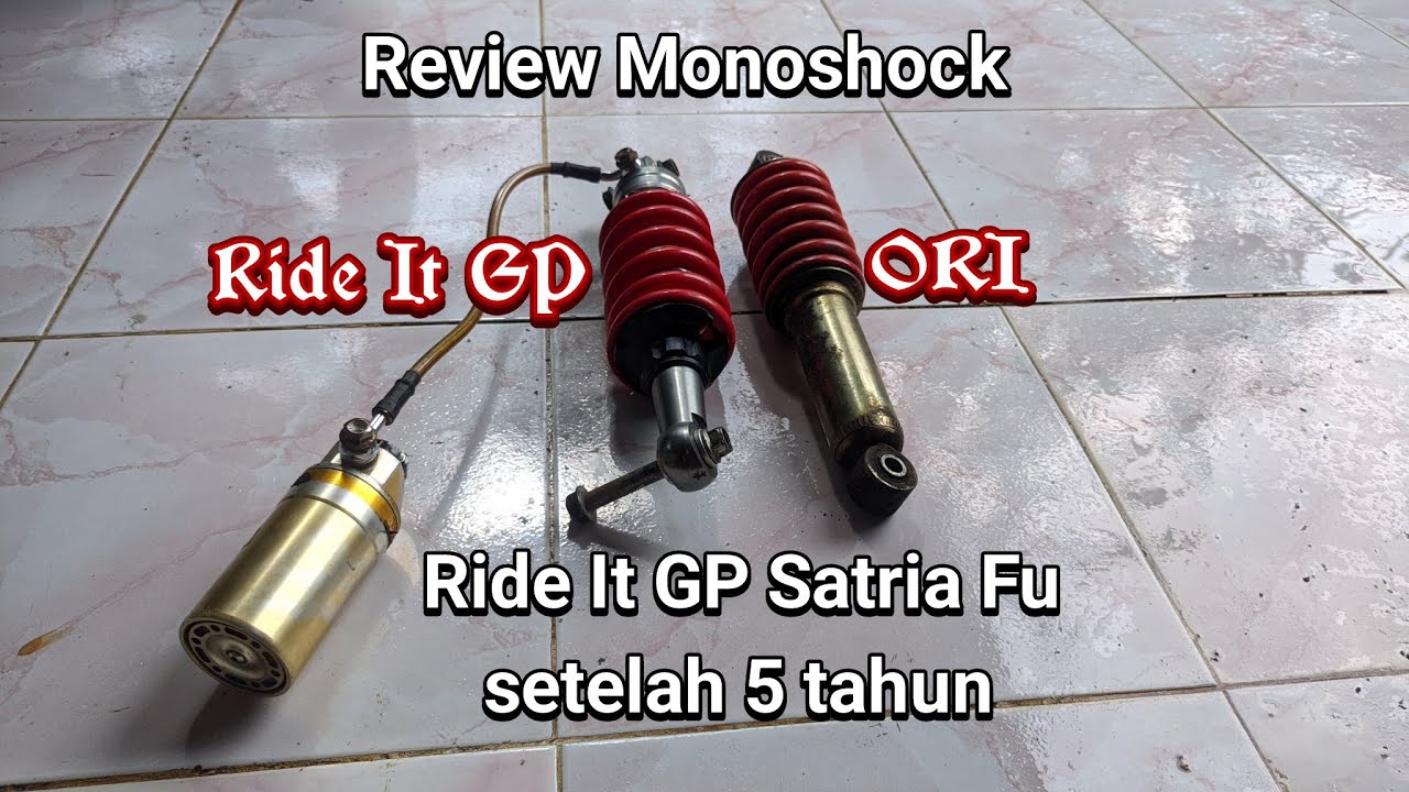 Review Monoshock Ride It GP Satria Fu Setelah 5 Tahun Pemakaian