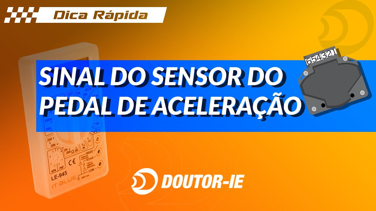 Medição do sinal do sensor do pedal do acelerador | Doutor-IE