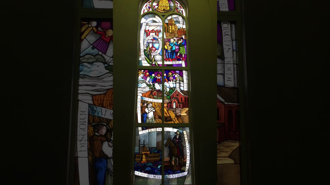 PUCC Stained Glass Window Tour - The History Tower Window