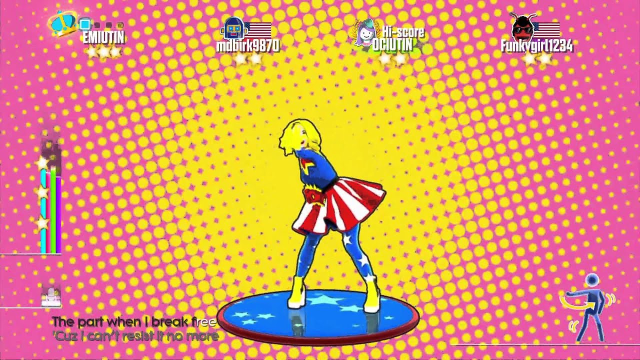 Just Dance 2015 - Break Free - Ariana Grande- 5* Game Play 1080p HD