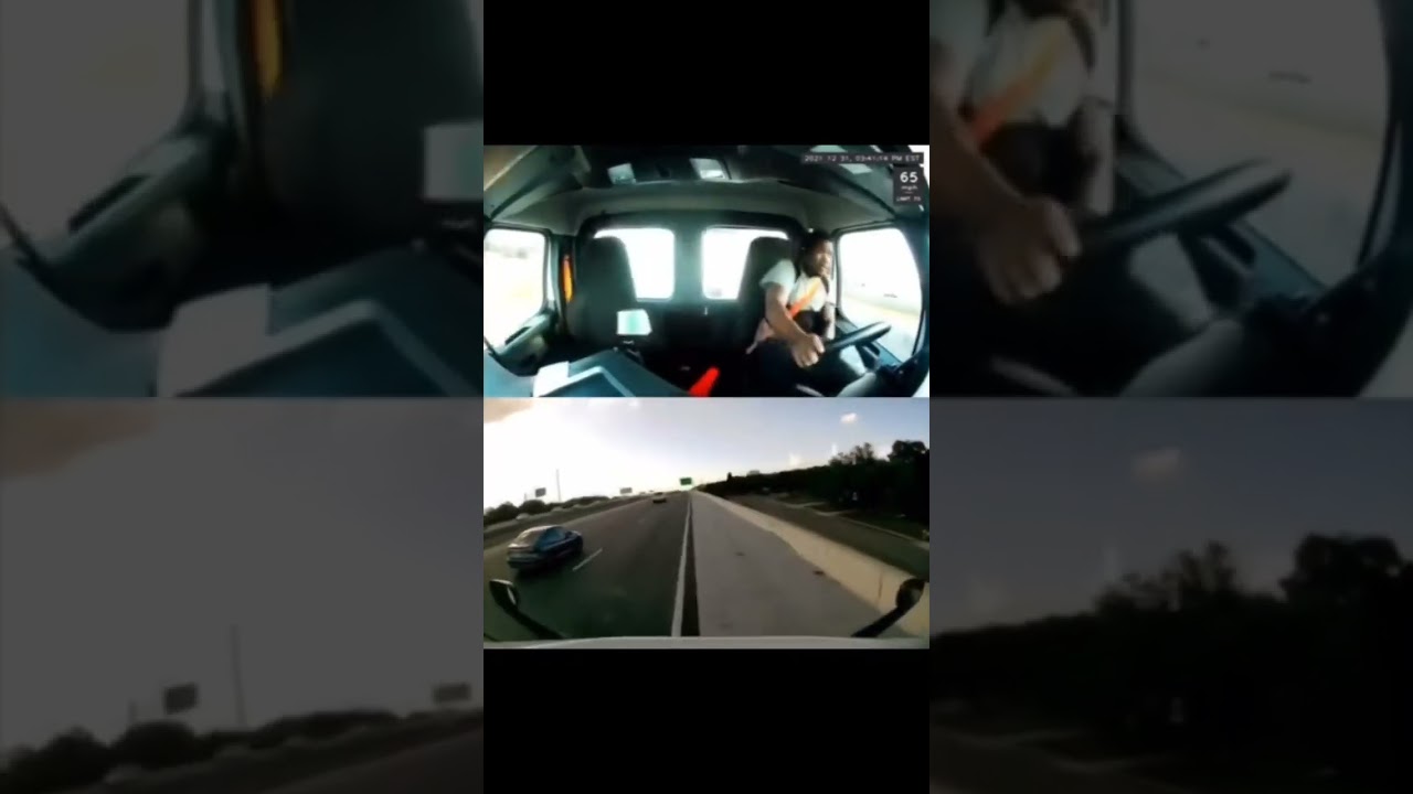 Sopir Truk Tertidur Liat Apa yang Terjadi 😤 #shorts