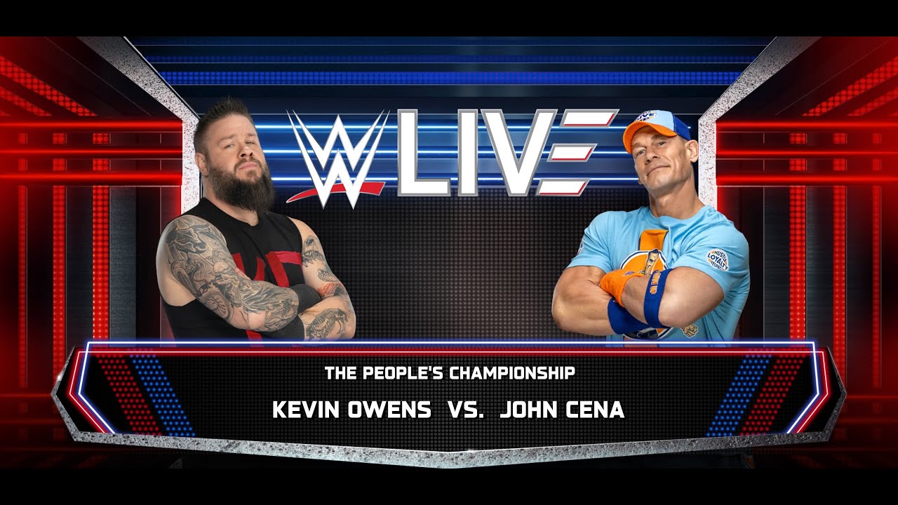 Kevin Owens vs. John Cena- The Peoples Championship & Brahma Bull Championship Unification Match