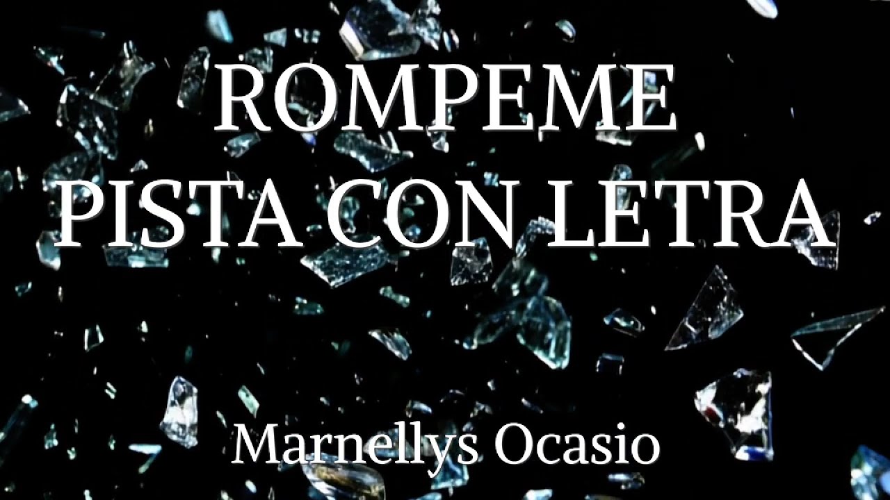 Rompeme PISTA con LETRA - Marnellys Ocasio KARAOKE in ENGLISH