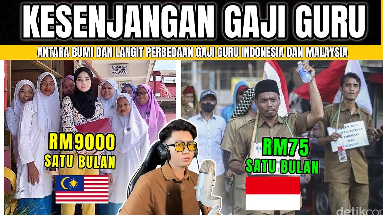 GURU MALAYSIA SANGAT BERUNTUNG !! GURU INDONESIA HANYA DI BAYAR RM100 SEBULAN ! CAN U IMAGINE?