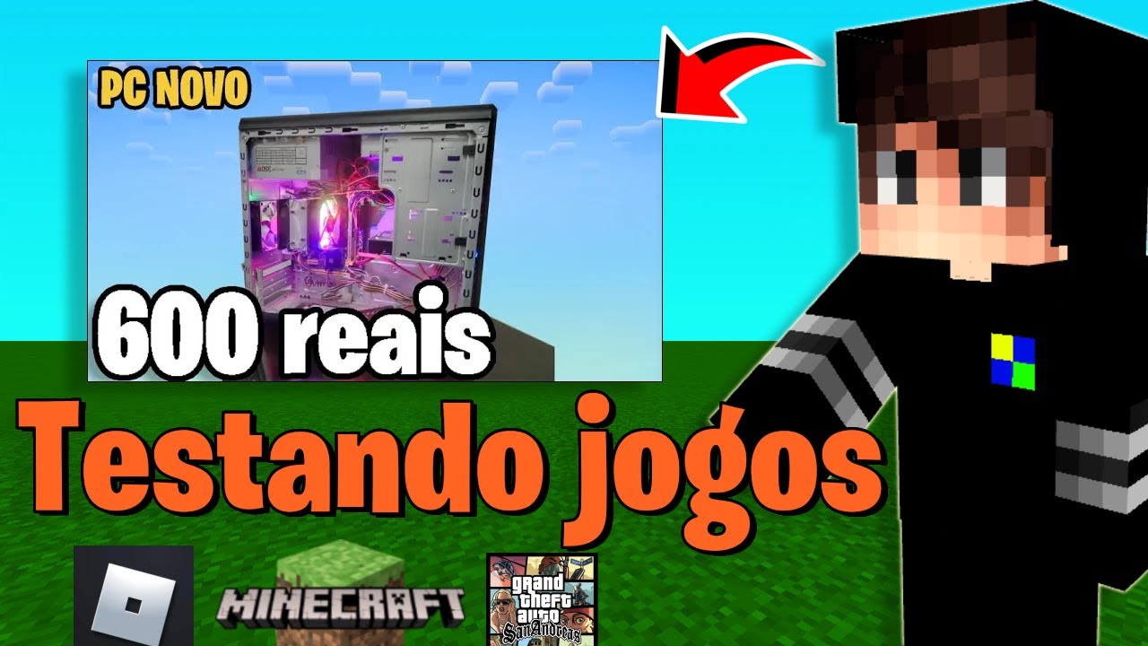 Testando Jogos No Meu Pc Gamer !! Xeon (servidor ip : mushmc.com)