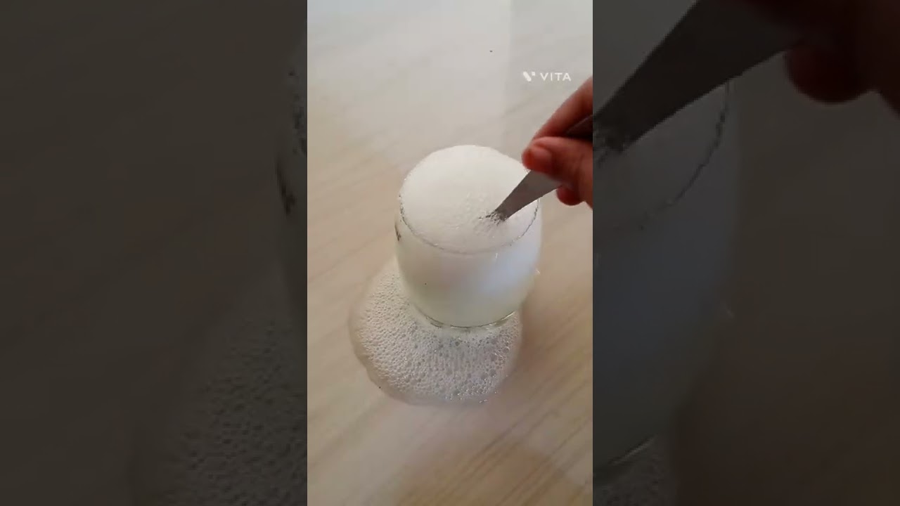 science experiment with water, lemon, baking soda and Eno 🧪 #short video