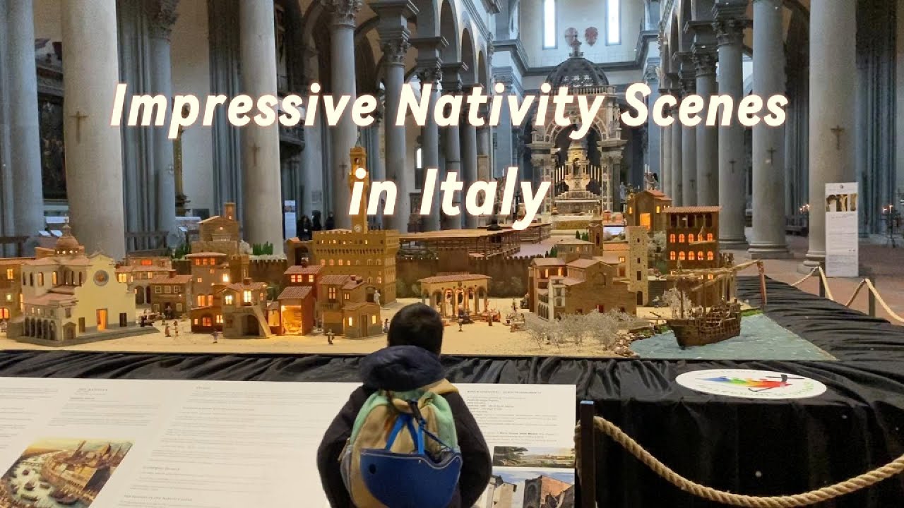Italians are serious about nativity scenes! Impressive nativity scenes from Florence and Assisi