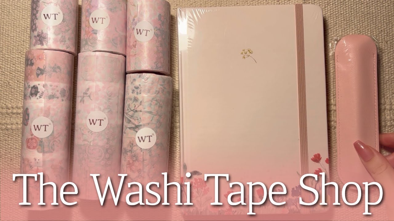 sub) The Washi Tape Shop 🏫Back to School 2022🏫 | 협찬 | 문구하울 | vintage Stationery haul | 빈티지 다꾸 ASMR