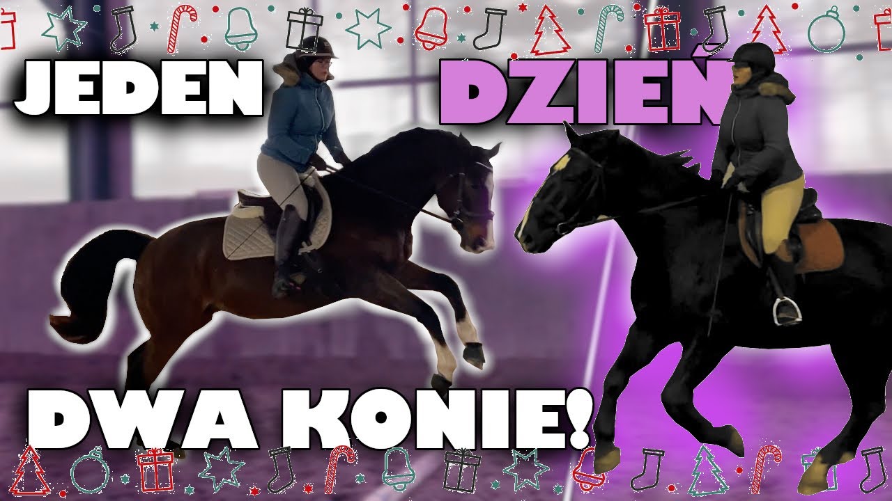 JEDEN DZIEŃ DWA KONIE! | VLOGMAS 13