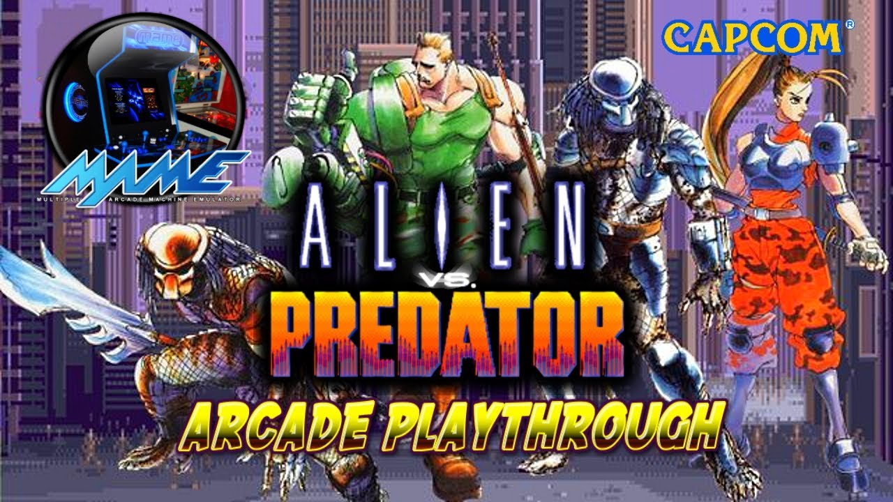 Alien vs Predator (Arcade) 3 players 60fps -1080p
