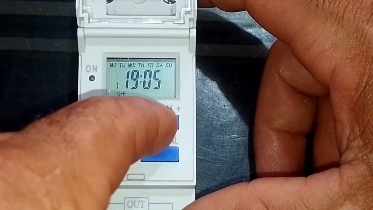 TIMER Digital, como acertar o relógio e fazer programação
