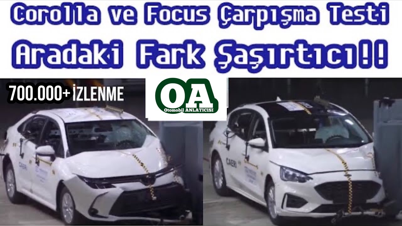 2020 Corolla Sedan Çarpışma Testi, 2020 Focus Sedan Çarpışma Testi | Gözle Görülür Fark!