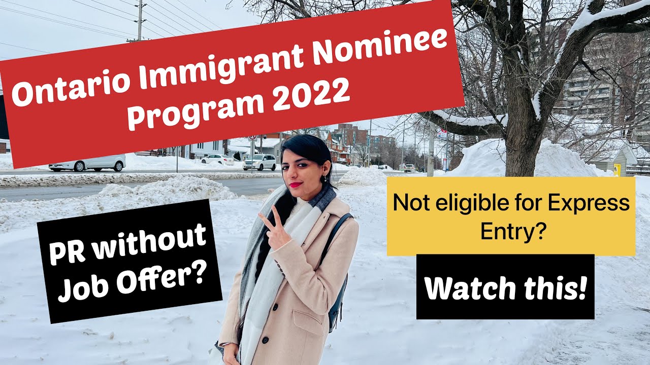 Ontario Immigrant Nominee Program OINP 2022 | Easy Canada PR without Job offer | Sandy Talks Canada